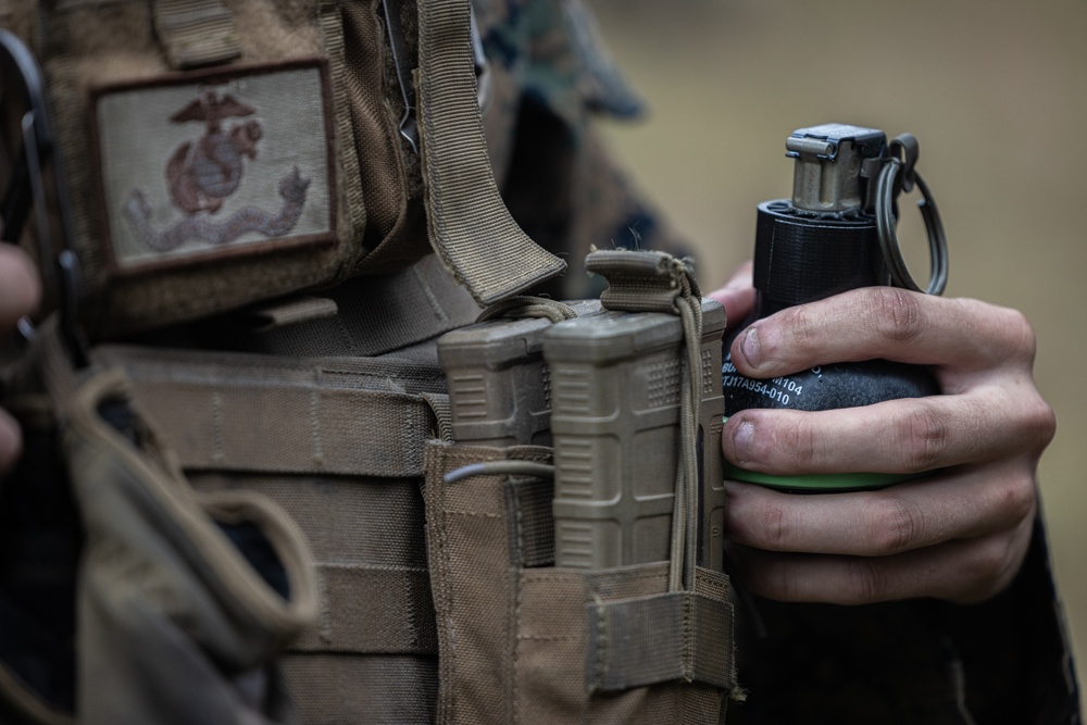 BLT 1/8 Marines Conduct Familiarization Fire and Riot Control Formations