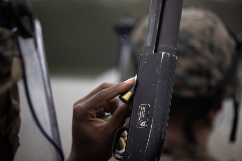 BLT 1/8 Marines Conduct Familiarization Fire and Riot Control Formations