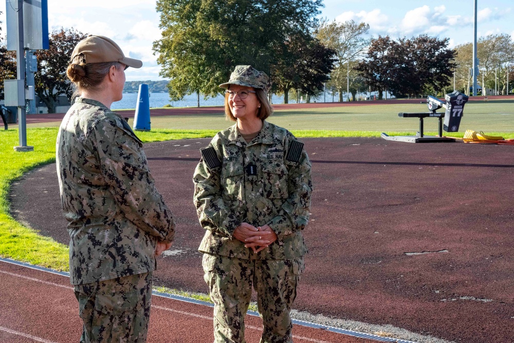 VCNO Visits Sailors, Defense Industry in Newport