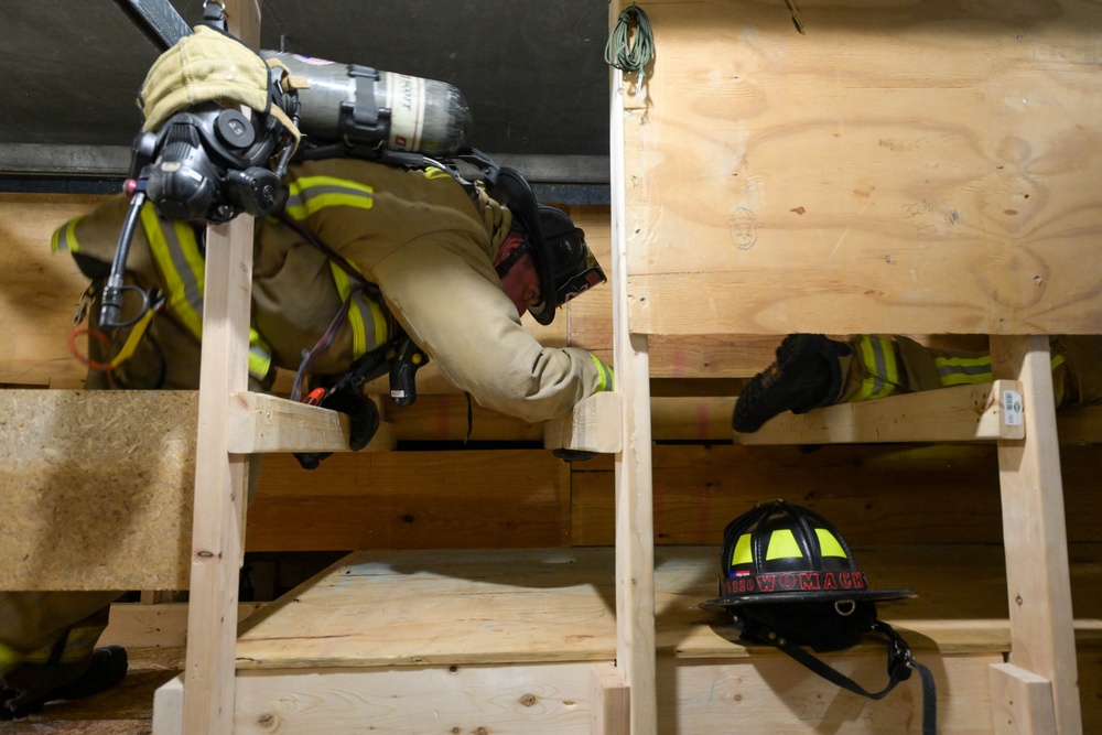 Joint firefighter training enhances community capabilities