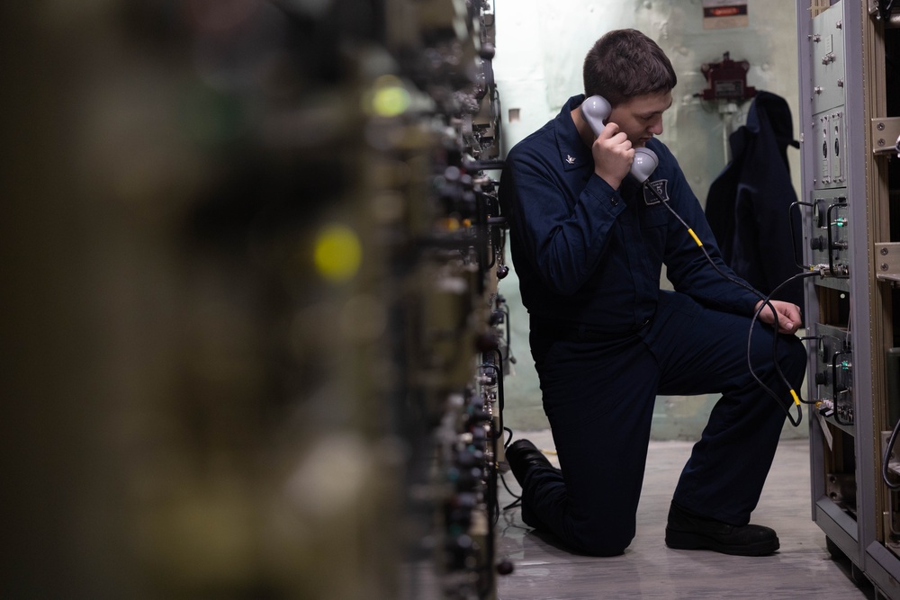 Maintenance Aboard USS Bataan