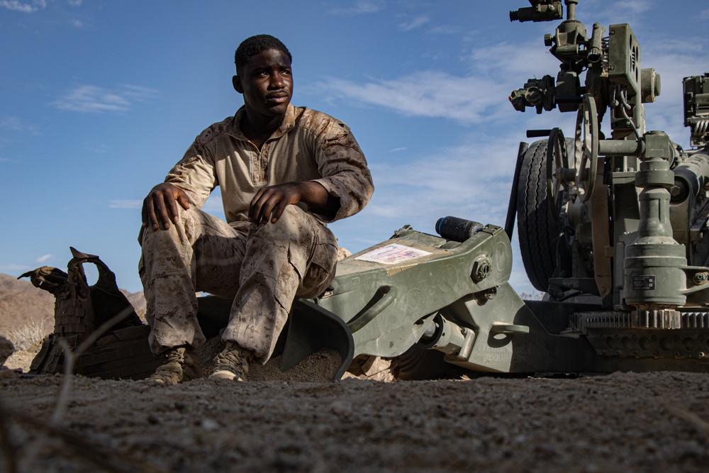 1st Battalion, 10th Marine Regiment, Marines fire M777 Howitzer in support of MDMX