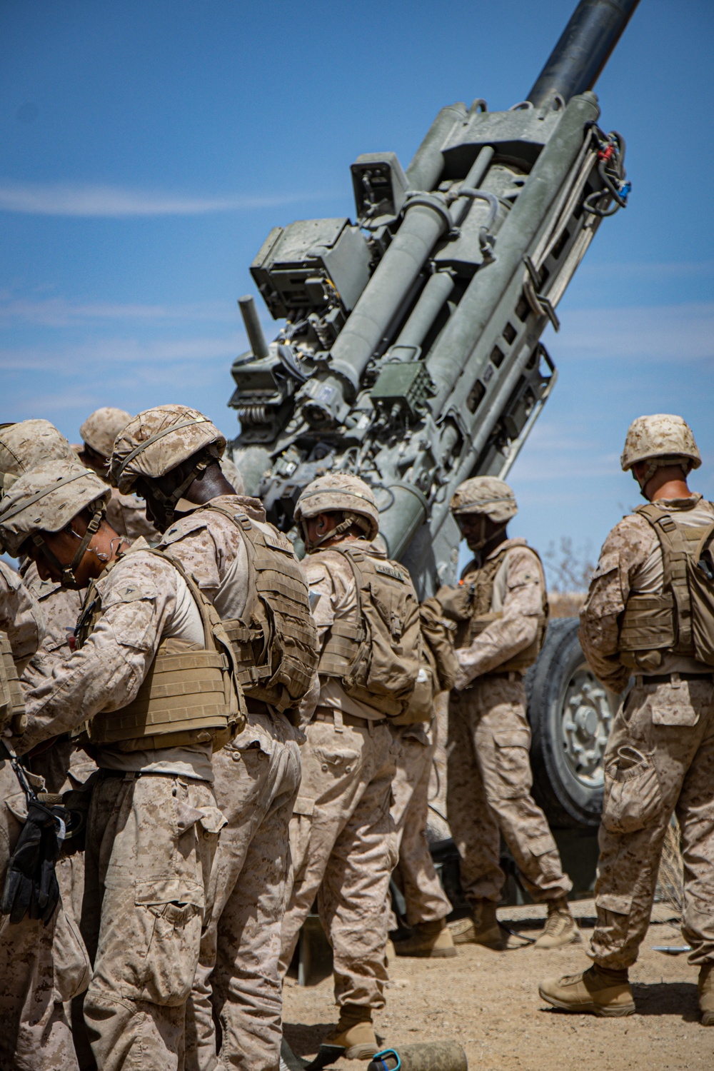 1st Battalion, 10th Marine Regiment, Marines fire M777 Howitzer in support of MDMX