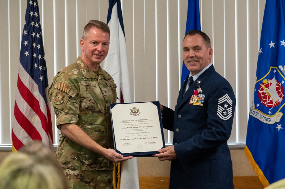 167th Command ChIef Brawner Retires