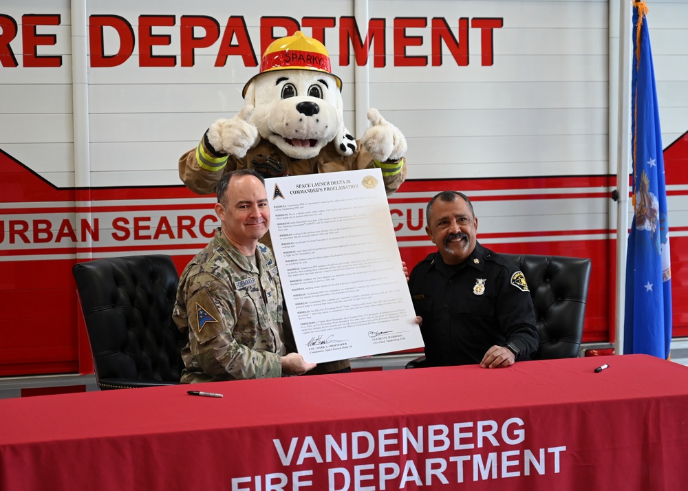 Space Launch Delta 30 Commanders Proclamation