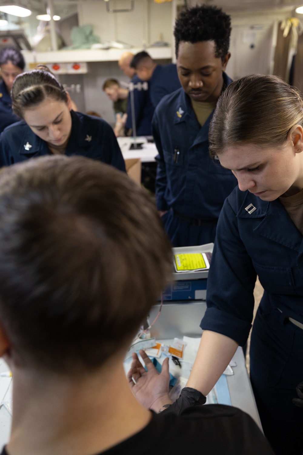 USS BATAAN BLOOD BANK ACTIVATION TRAINING