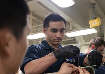 USS BATAAN BLOOD BANK ACTIVATION TRAINING