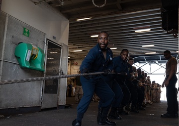 USS Bataan Line Handling Operations
