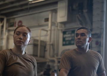 USS Bataan Line Handling Operations