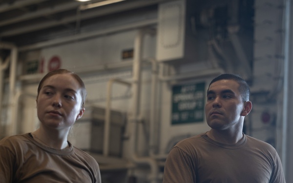 USS Bataan Line Handling Operations