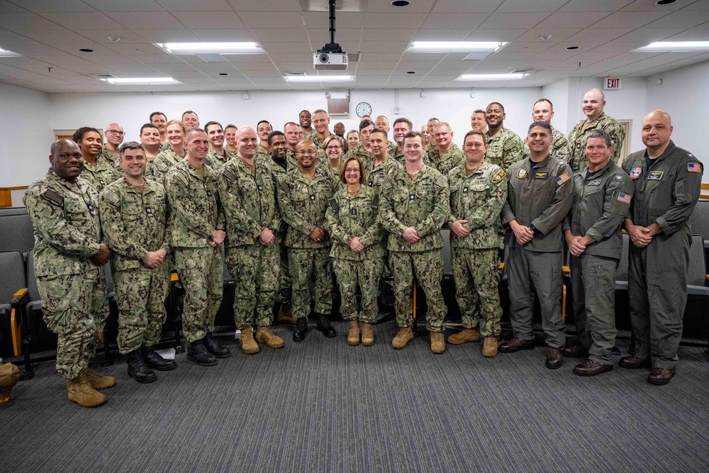 VCNO Visits Sailors, Defense Industry in Newport