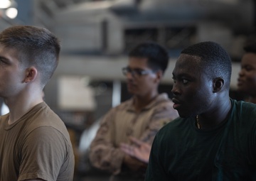 USS Bataan Line Handling Operations