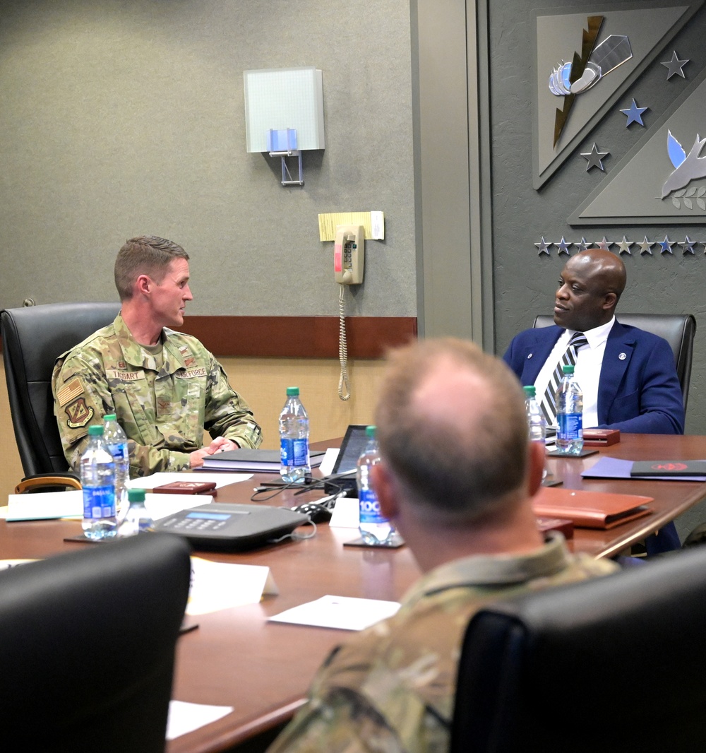 Colorado Springs Mayor visits 310th Space Wing