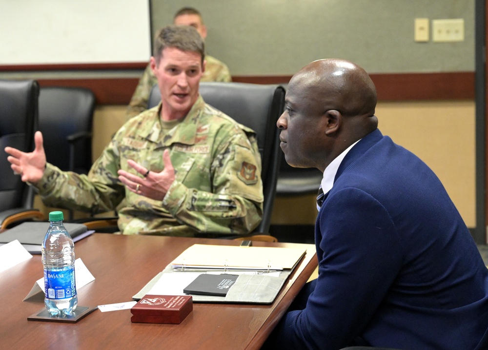 Colorado Springs Mayor visits 310th Space Wing