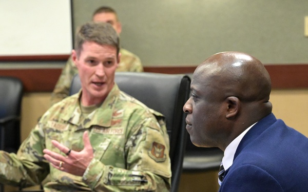 Colorado Springs Mayor visits 310th Space Wing