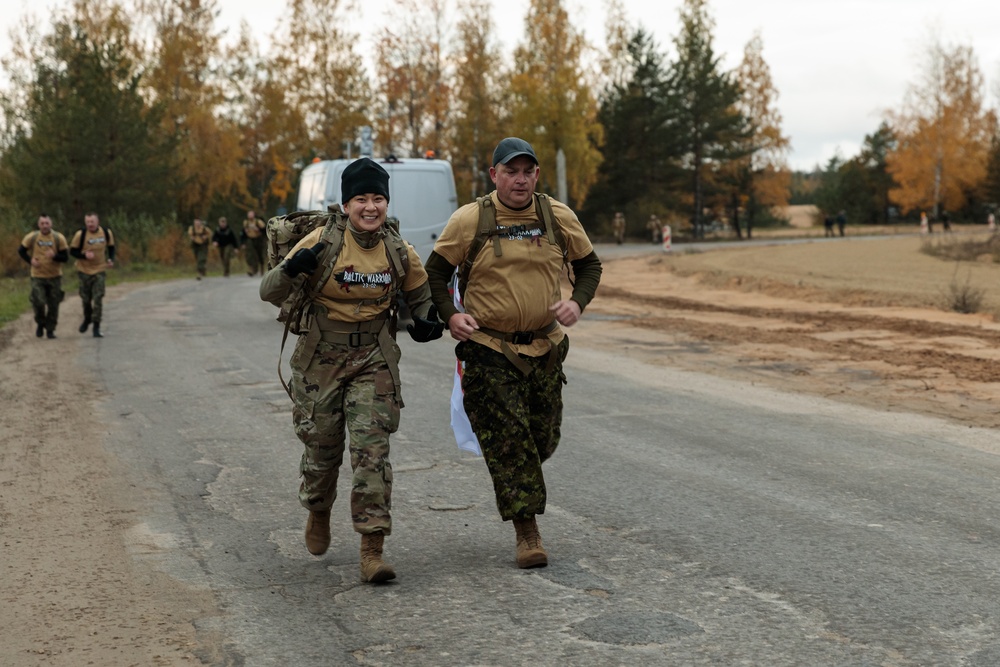 Task Force Marne Soldiers compete in the Baltic Warrior Challenge in Latvia