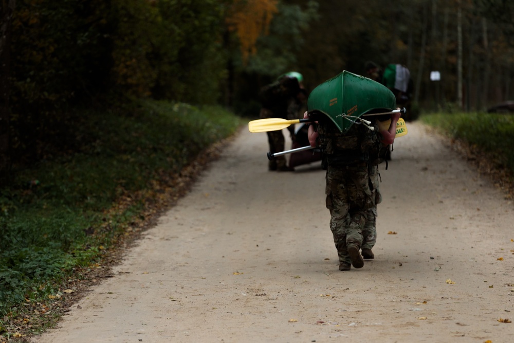 Task Force Marne Soldiers compete in the Baltic Warrior Challenge in Latvia