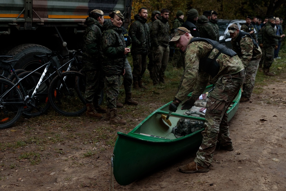 Task Force Marne Soldiers compete in the Baltic Warrior Challenge in Latvia