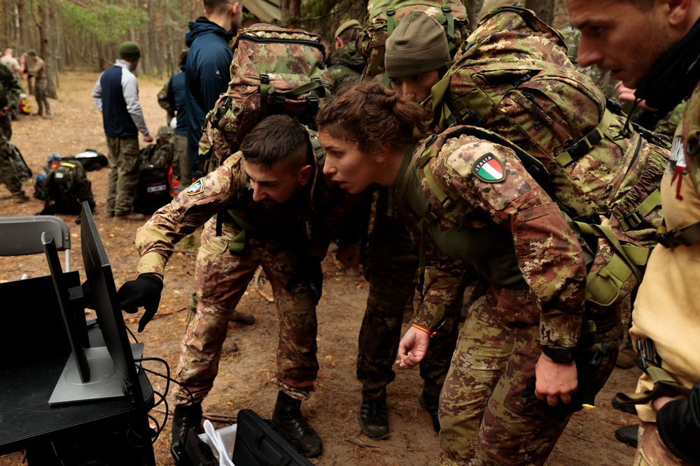 Task Force Marne Soldiers compete in the Baltic Warrior Challenge in Latvia