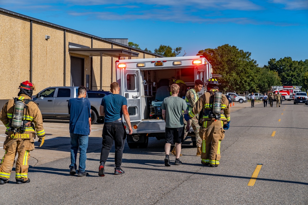 Keesler Conducts a Training Exercise