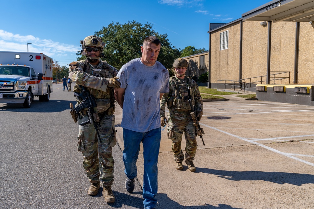 Keesler Conducts a Training Exercise