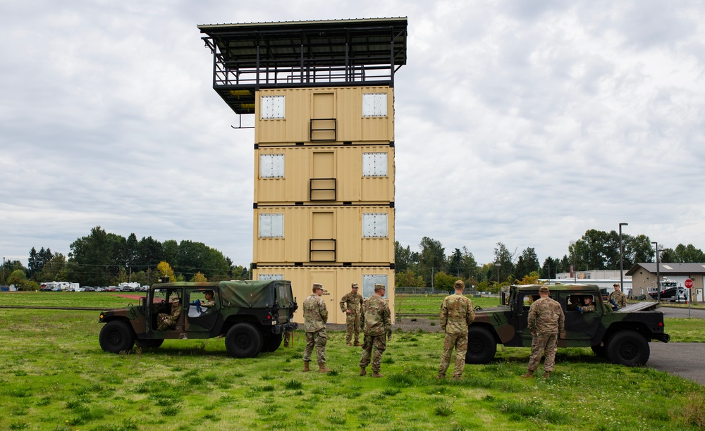 142nd CES Airmen conduct Covoy Ops Training