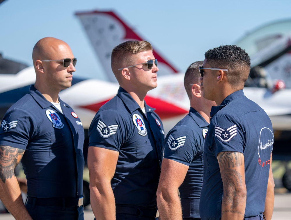 Thunderbirds perform in Houston