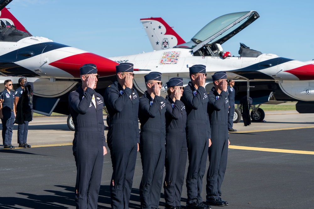 Thunderbirds perform in Houston