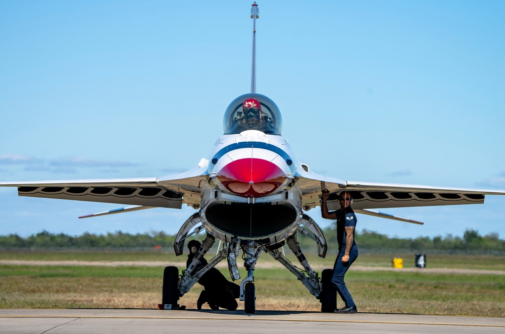 Thunderbirds perform in Houston