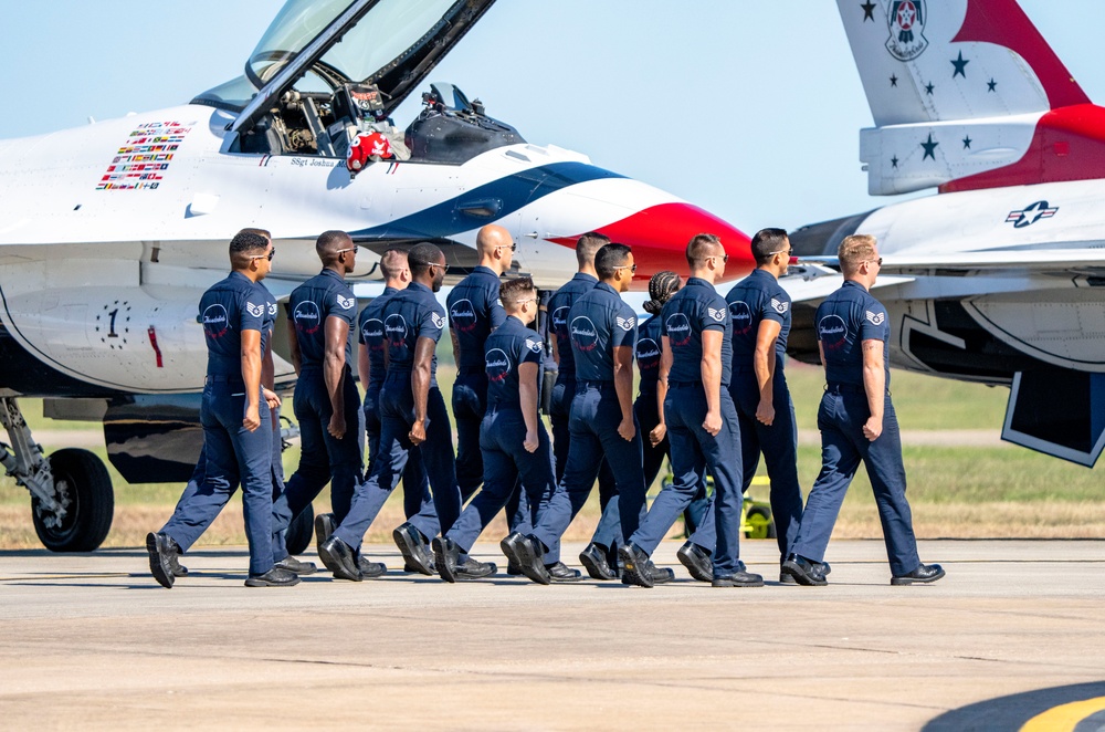 Thunderbirds perform in Houston