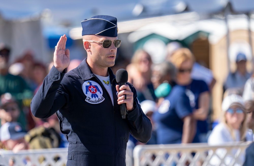 Thunderbirds perform in Houston