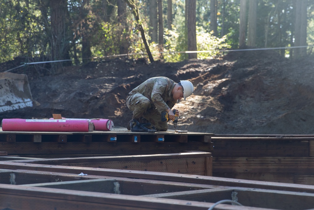 Engineers Build Tactical Casualty Combat Care Training Complex For JBLM