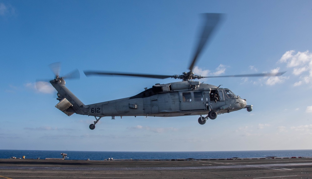 USS Ronald Reagan (CVN 76) conducts flight operations