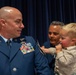 Senior Master Sgt. Joshua Leggett, a Flight Engineer in the 152nd Operations Group is promoted to the Air Force’s highest enlisted rank of chief master sergeant