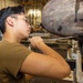 USS Ronald Reagan (CVN 76) Sailors perform maintenance