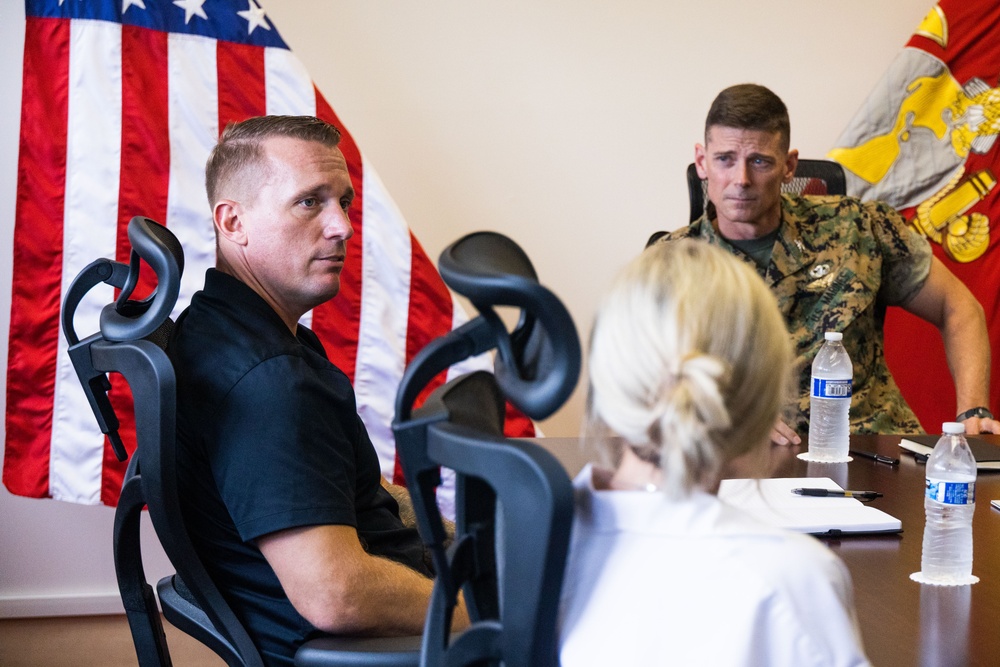 Radiating Wisdom: Medal of Honor Recipient Dakota Meyer Visits MCBH