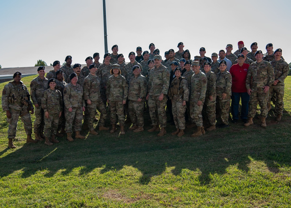 CMSAF Bass focuses on future Air Force during Team Tinker visit