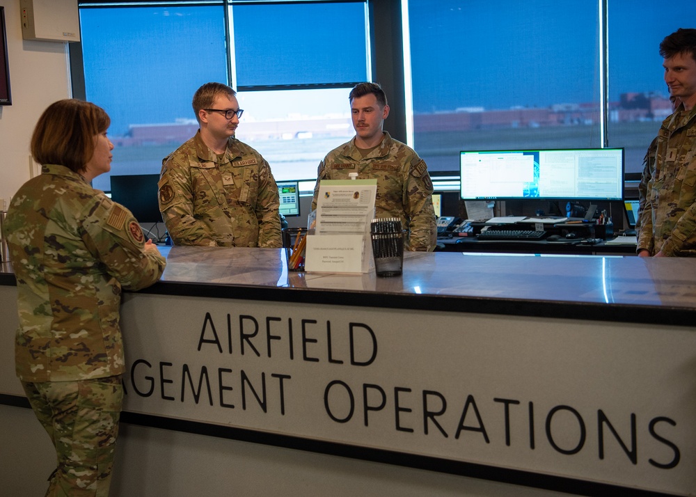 CMSAF Bass focuses on future Air Force during Team Tinker visit