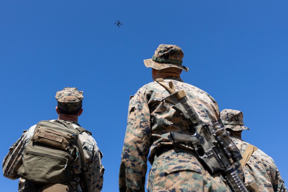 1st Bn., 4th Marines trains to locate, combat unmanned aerial systems