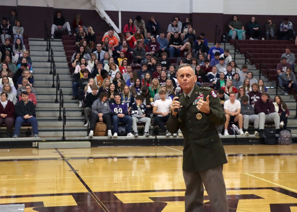 CG speaks to high school students in Ashland, KY