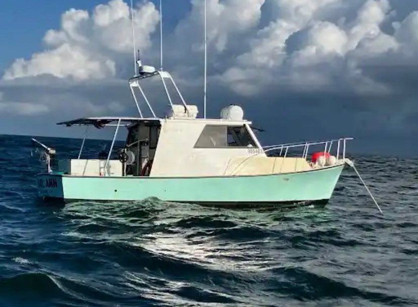 The Coast Guard is searching for the Carol Anne, a 31-foot fishing vessel, 80 miles offshore Brunswick, Georgia, Oct. 20, 2023. The vessel was reported overdue by the owner who stated he hired a crew of three for a fishing trip. (U.S. Coast Guard photo)