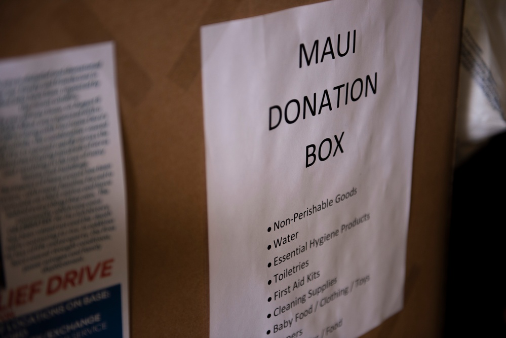 Team McChord volunteers support Maui fire relief efforts
