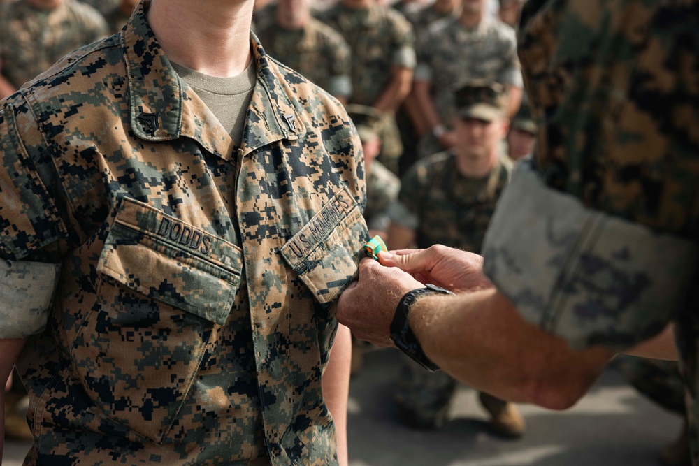 MRF-SEA Marine receives Navy and Marine Corps Achievement Medal