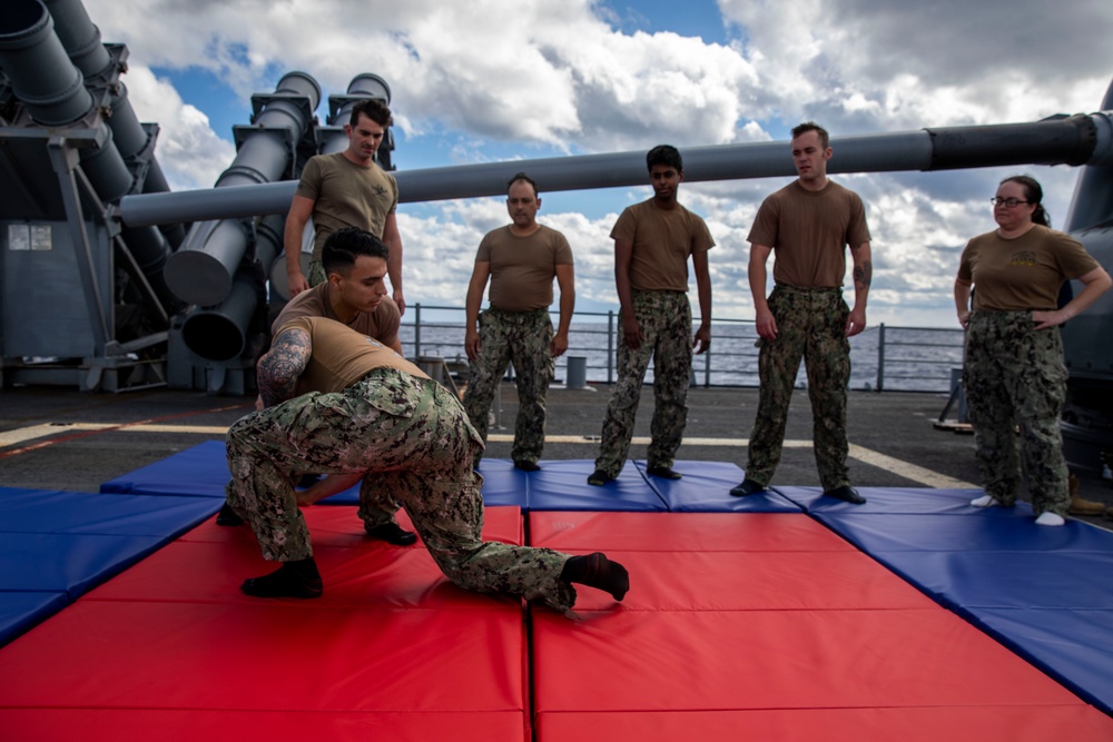 USS Philippine Sea conducts self-defense training