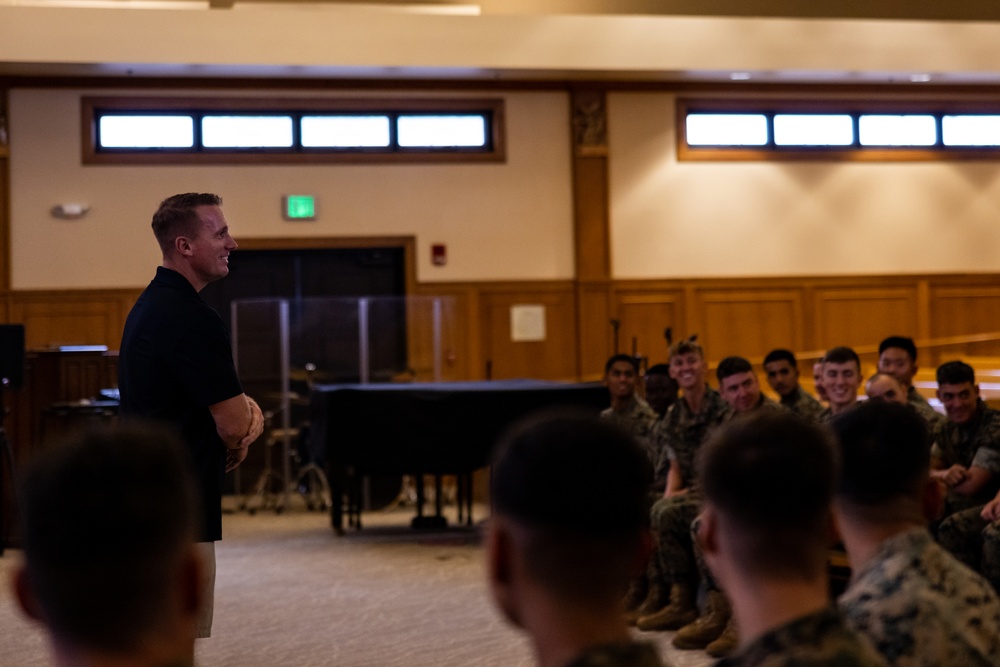 Dakota Meyer Speaks to Marines at Lance Cpl. Seminar