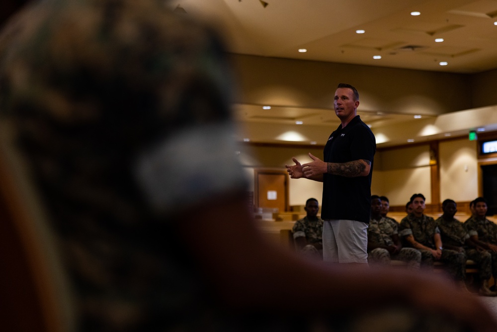 Dakota Meyer Speaks to Marines at Lance Cpl. Seminar