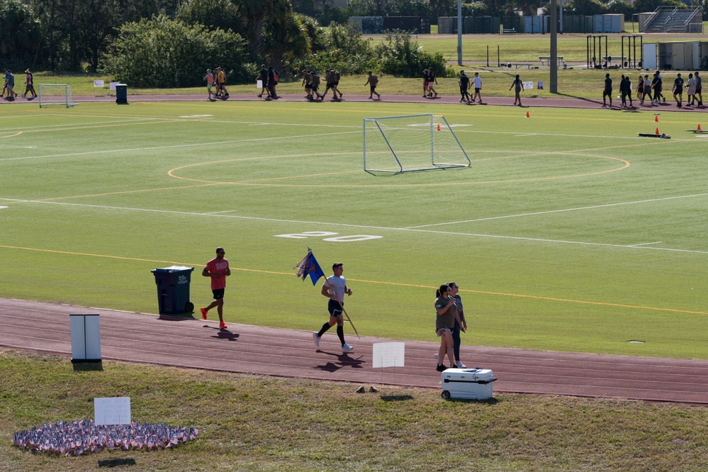 Miles for Life relay at MacDill