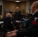 Chief Musician Jon Barnes rehearses the band at Elon University