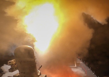 USS Carney Engages Houthi Missiles and UAVs