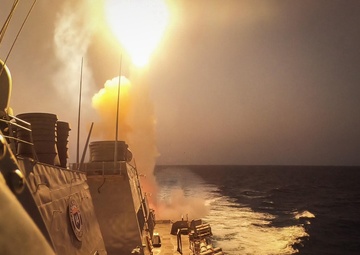 USS Carney Engages Houthi Missiles and UAVs